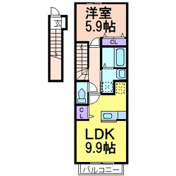 デスパシオ　Ａ棟の物件間取画像